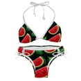 thumbnail image 1 of Watermelon Detachable Sponge Adjustable Strap Bikini Set Two-Pack - Versatile Swim Suit for All Scenes, 1 of 6