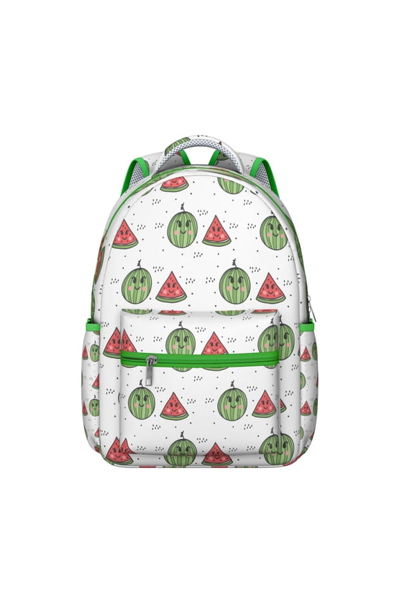 Watermelon Fashion Laptop Backpack - Trendy & Durable School Bag, Spacious with Organizational Pockets, Perfect Gift for Back to School Season