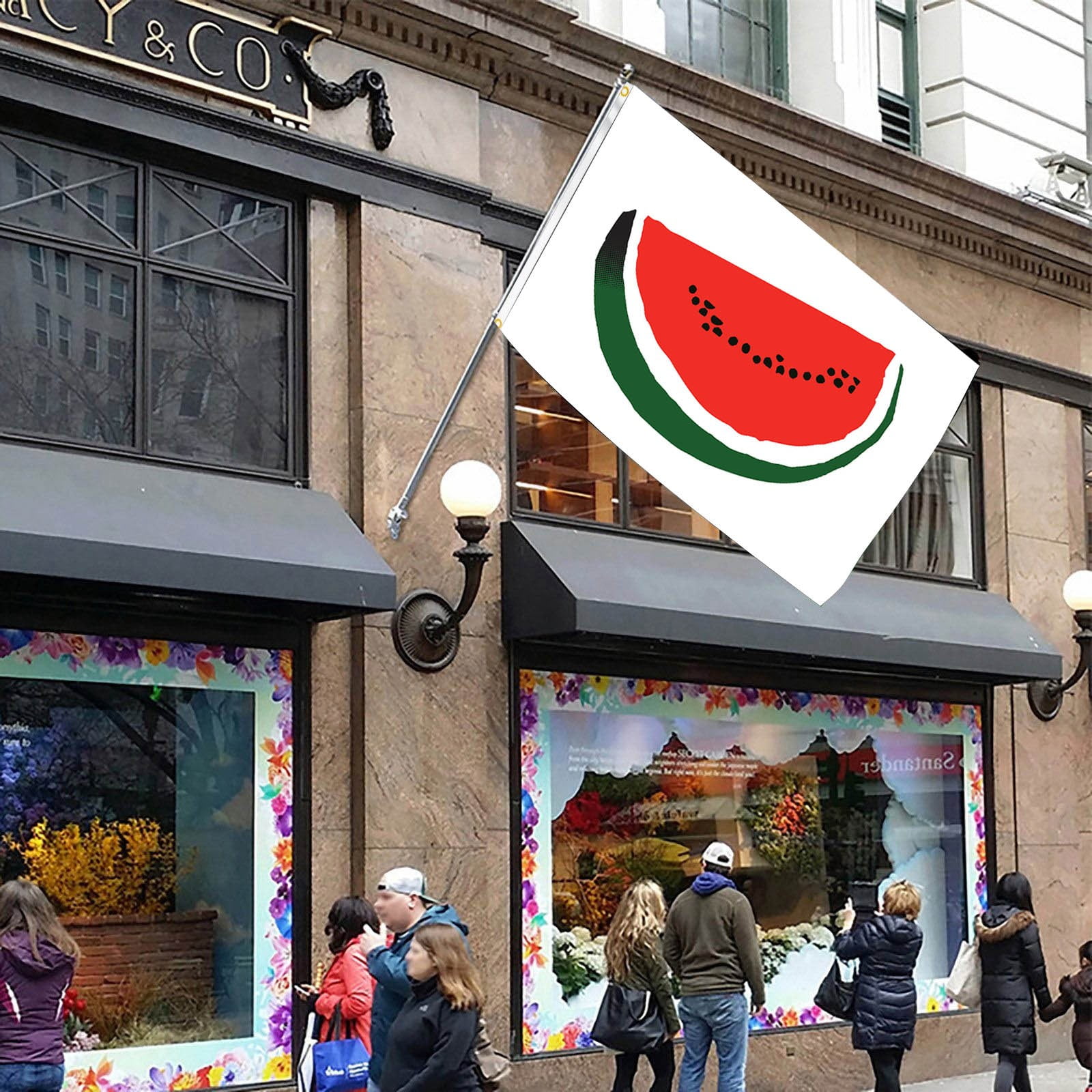 Watermelon Flag 3X5 Ft Outdoor Summer Fruit With Black Red Slice Green ...
