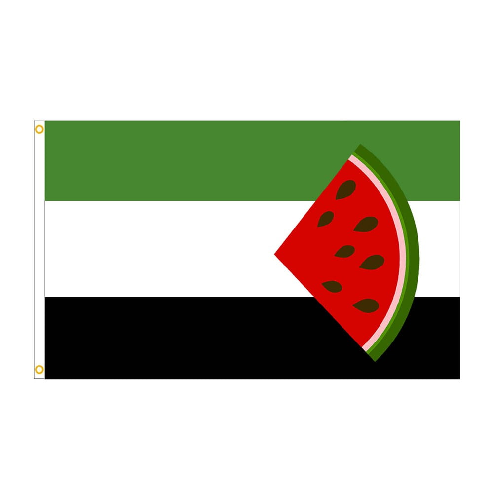 Watermelon Flag 3X5 Ft - Premium Outdoor Fruit Flag with Black Red ...