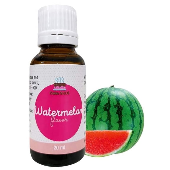 Cake S.O.S Watermelon Liquid Flavoring, 0.68 fl oz (20 ml)