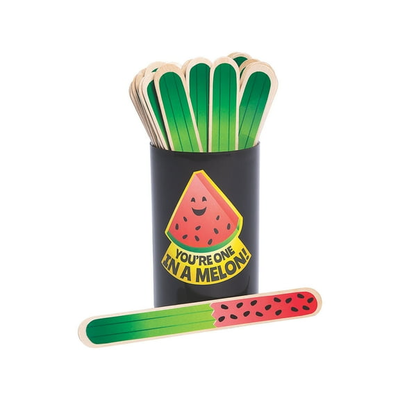 Watermelon Flip Name Sticks - Educational - 36 Pieces