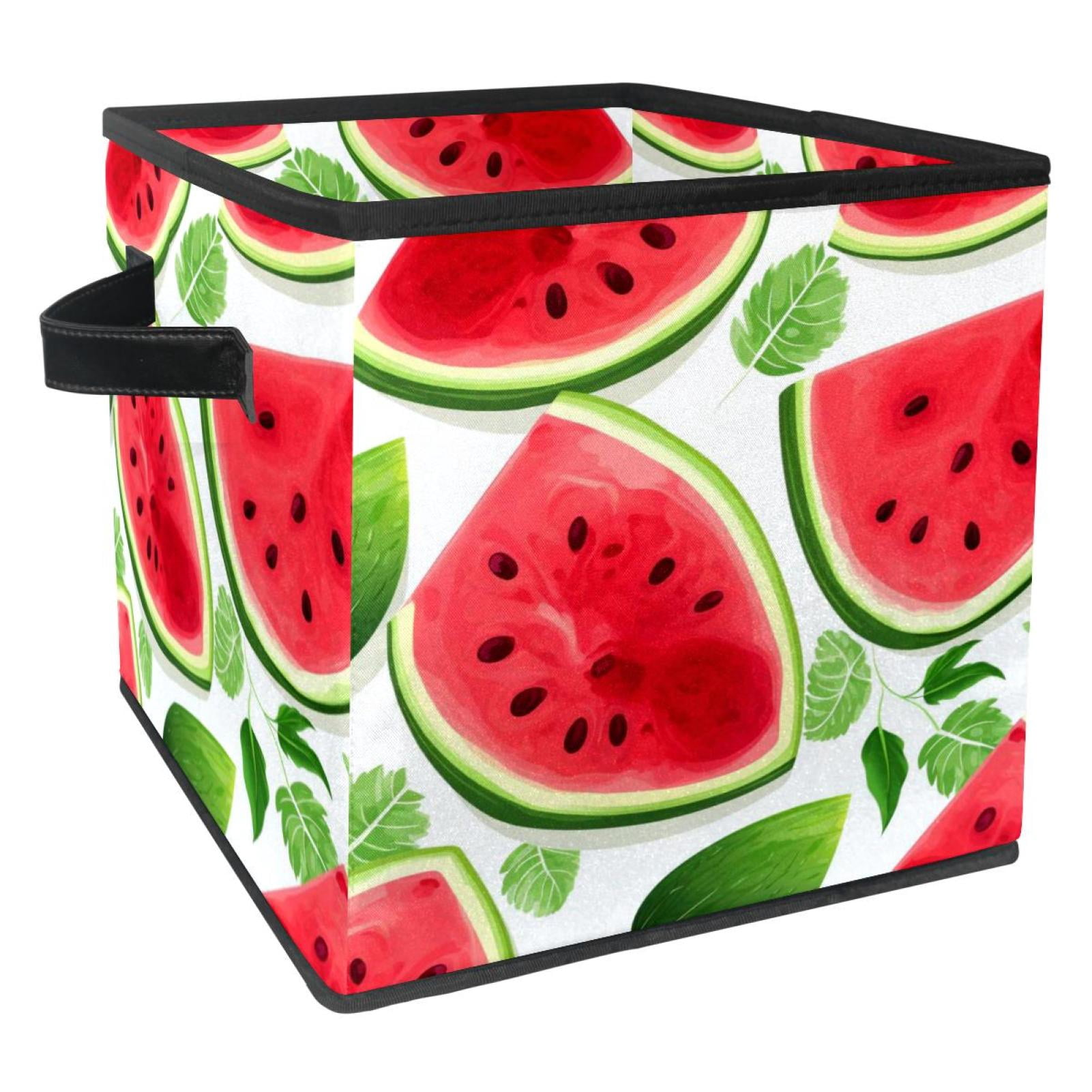 Watermelon Foldable Storage Basket Toy Box Storage Cubes Organizer with