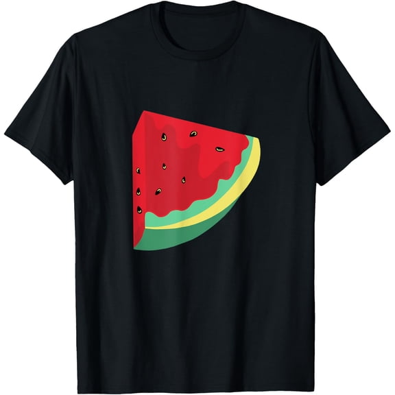Watermelon Food Design For Summer Fun Activities Teens Kids T-Shirt100% cotton