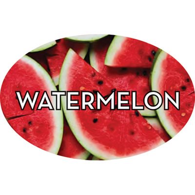 Watermelon Food Store Labels 1.25" x 2" 500 each per roll Great Quality Stickers Decals