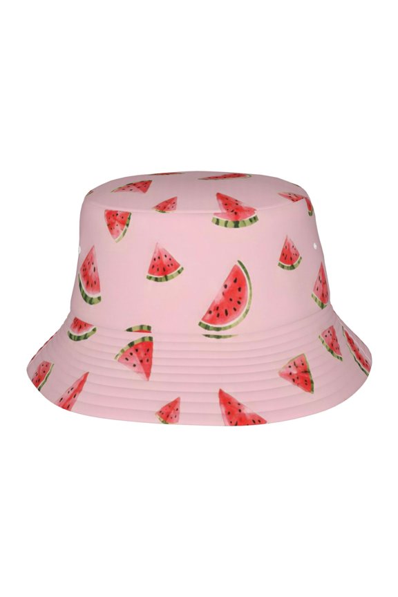 Watermelon Fruit Fisherman's Hat Casual and Breathable Sun Hat for Men and Women