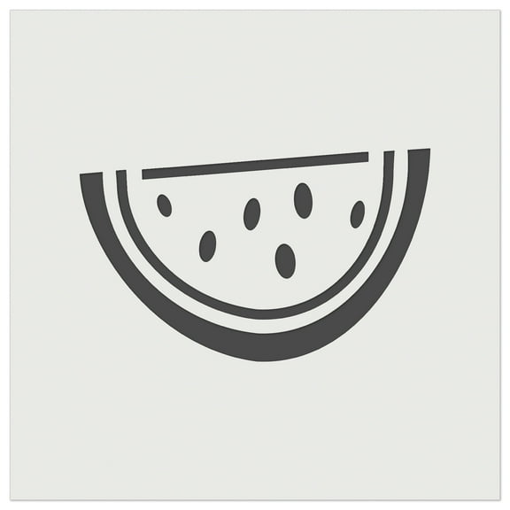 Watermelon Fruit Slice DIY Cookie Wall Craft Stencil - 4.5 Inch