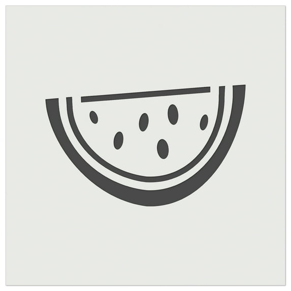Watermelon Fruit Slice DIY Cookie Wall Craft Stencil - 7.0 Inch