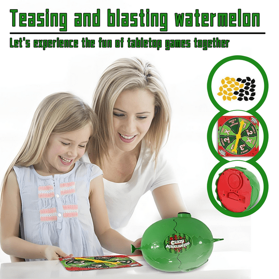 Watermelon Game Dont Crack The Watermelon Game Board Game Toys Surprise Joke Trick Prank Toys For teenagers Interactive Fun Pp Material Safe Reliable Ideal Gift For Christmas