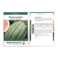 thumbnail image 1 of Watermelon Garden Seeds - Striped Klondike Blue Ribbon - 3 g Packet - Non-GMO, Heirloom Vegetable Gardening Fruit Melon Seeds, 1 of 2