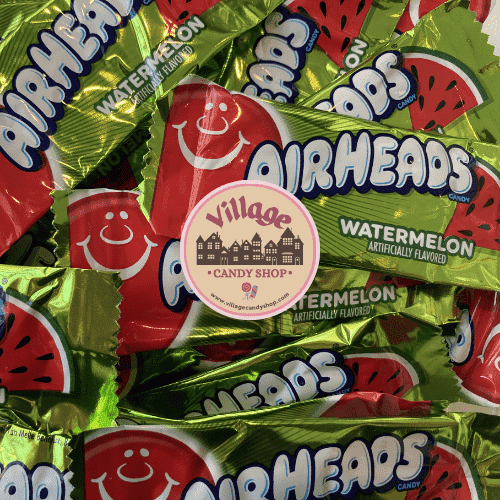Watermelon Green Airheads Candy Mini Bars - 16 Count