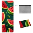 thumbnail image 1 of Watermelon Gym Towel Yoga Blanket with Storage Bag, 72.8"x26.8", Suitable for Yoga, Pilates, Fitness, Etc., 1 of 6