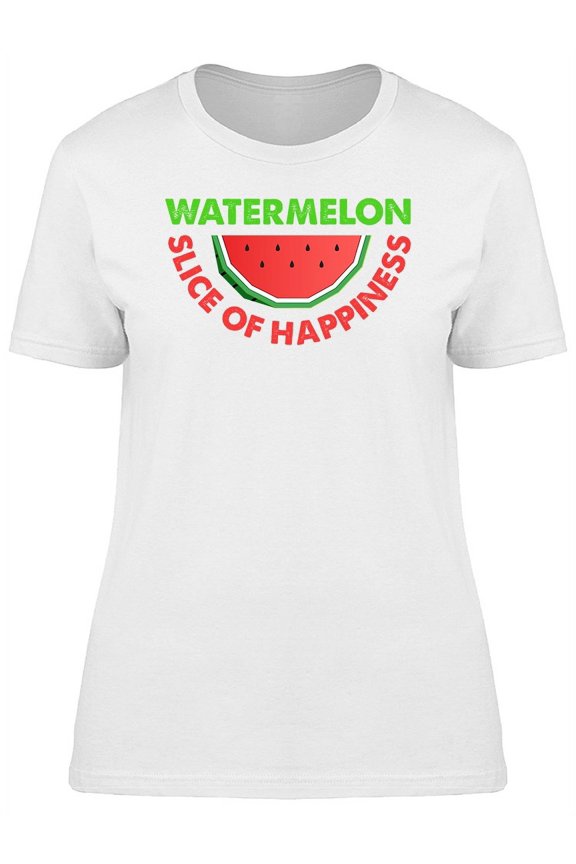 Watermelon Happines Slice Sketch Tee Women's -Image by Shutterstock