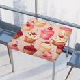 thumbnail image 1 of Watermelon Ice Lolly Square Fitted Table Cover Elastic Tablecloth Reusable Waterproof Fabric Table Cloth for Dining Kitchen Party Indoor Outdoor, 34X34 Inch, 1 of 6