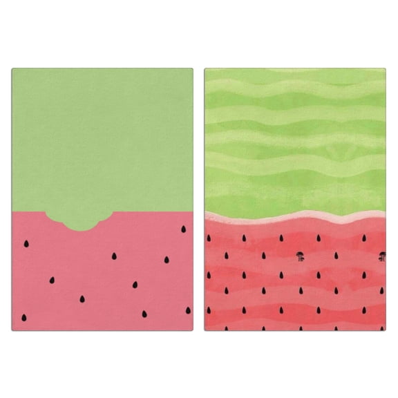 Watermelon Kitchen Towels Set of 2,Ultra Absorbent & Fast Drying Farmhouse Dish Towels 18x26 Inch, Decorative Hand Towels for Kitchen,Bathroom,Cooking,Baking,Housewarming Gift.