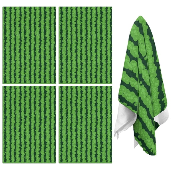 Watermelon Kitchen Towels Set of 2,Ultra Absorbent & Fast Drying Farmhouse Dish Towels 18x26 Inch,Decorative Hand Towels for Kitchen,Bathroom,Cooking,Baking,Housewarming Gift.