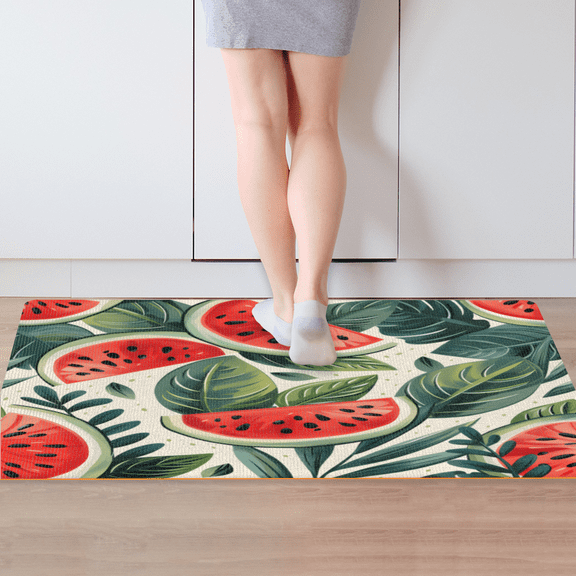 Watermelon Kitchen mat anti-fatigue kitchen mat mat kitchen floor mat washable kitchen carpet mat stand mat anti-fatigue floor mat