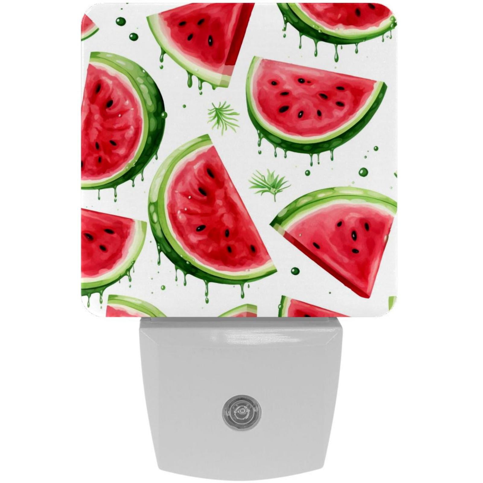 Watermelon LED Square Night Lights for Bedroom and Living Room