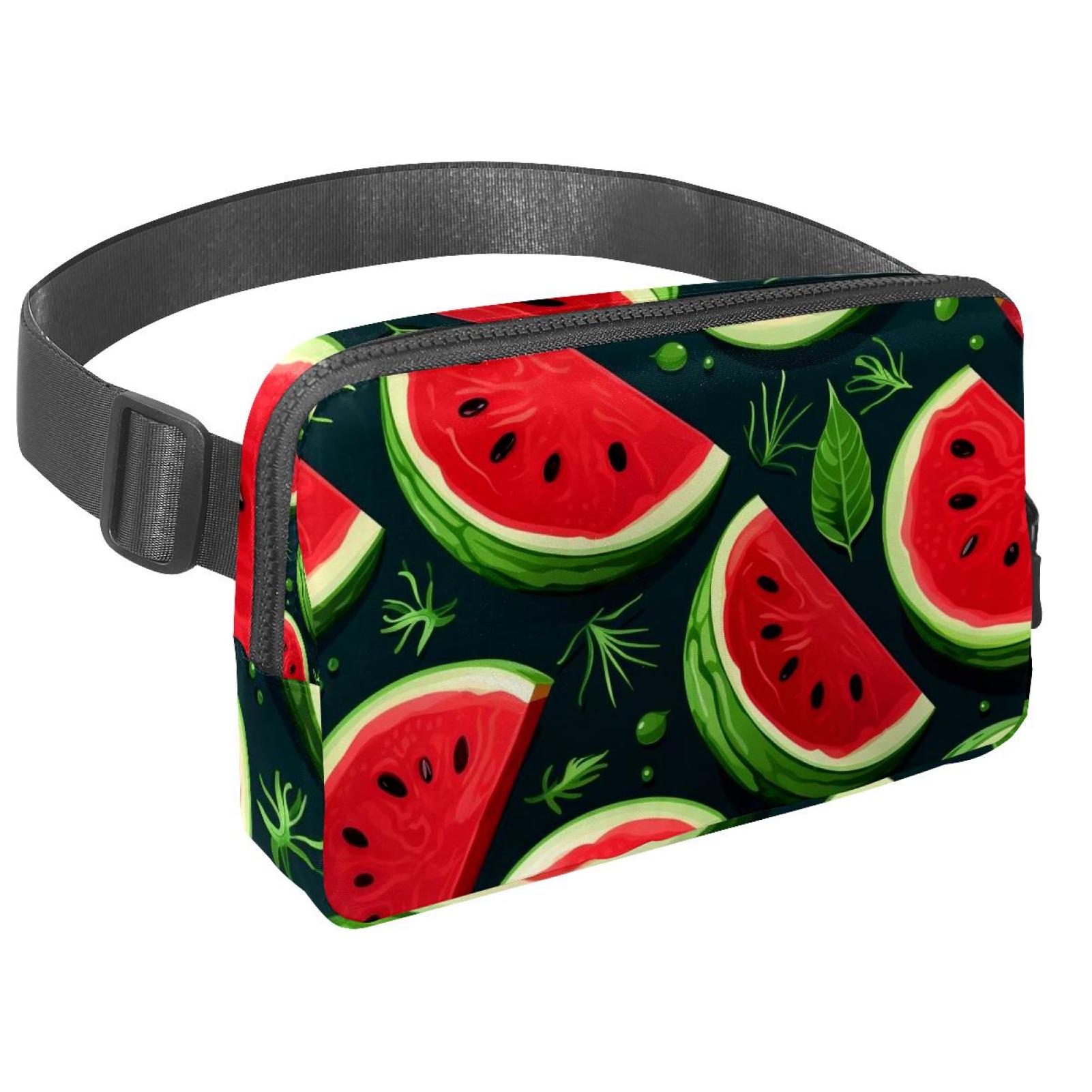 Watermelon Lightweight, Adjustable Running Belt with Extension Strap, Unisex Waist Bag, Fanny Pack, Cross Body Bag