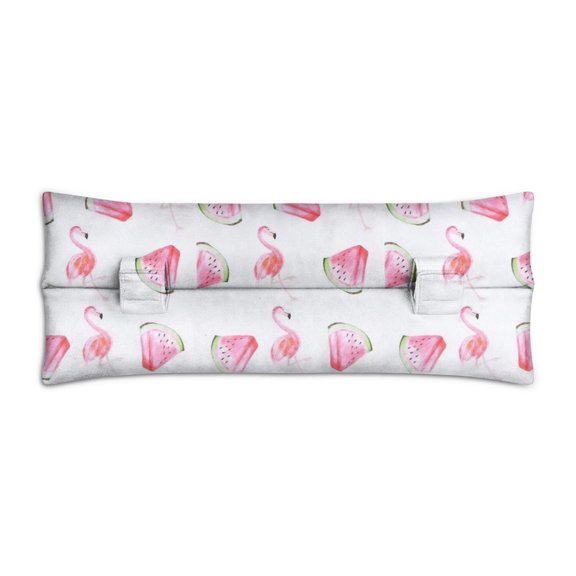 Watermelon Lover Seat Belt Pillow Refreshing Summer Fruit Print, Cute & Supportive Mastectomy Cushion (Tropical Vibes)