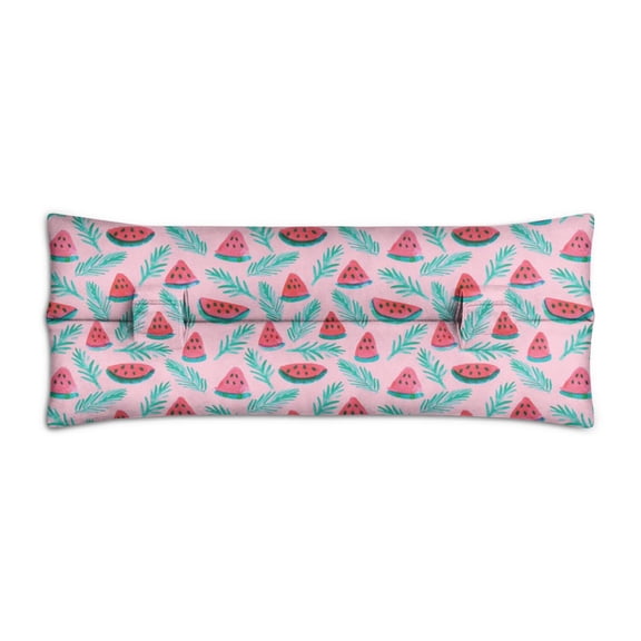 Watermelon Lover Seat Belt Pillow Refreshing Summer Fruit Print, Cute & Supportive Mastectomy Cushion (Tropical Vibes)