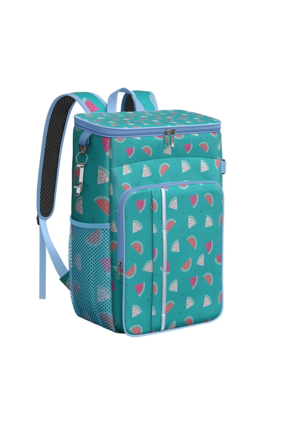 Watermelon Lovers Cooler Backpack - High-Capacity 20L Insulated Backpack for Outdoor & Travel - Keeps Contents Cold 20 Hours, Perfect for Sunshine & Refresh