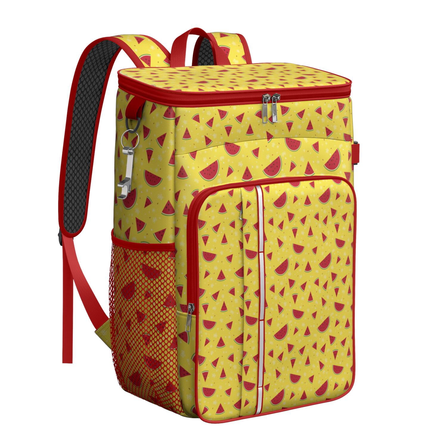 Watermelon Lovers Cooler Backpack - High-Capacity 20L Insulated Backpack for Outdoor & Travel - Keeps Contents Cold 20 Hours, Perfect for Sunshine & Refresh