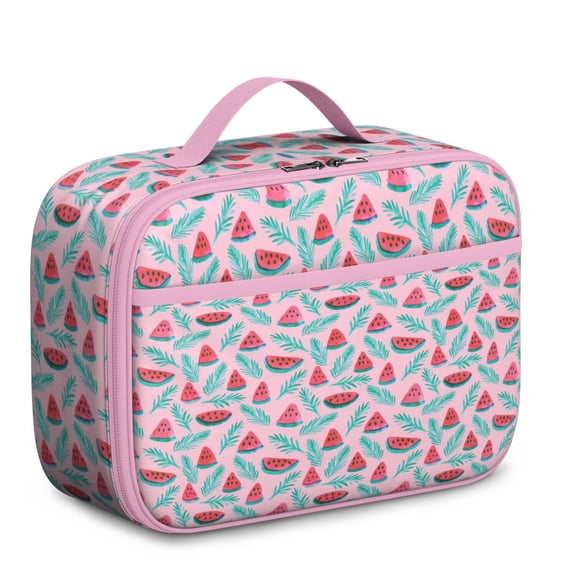 Watermelon Lovers Lunch Box - Insulated & Lightweight, Mesh Compartment for Fresh Food, Perfect for Beach, Tropical Trips