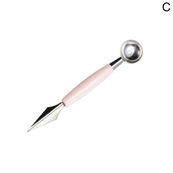 Watermelon Melon Fruit Baller Carving Ice Cream Melon Ball Scoop Carver S3V7
