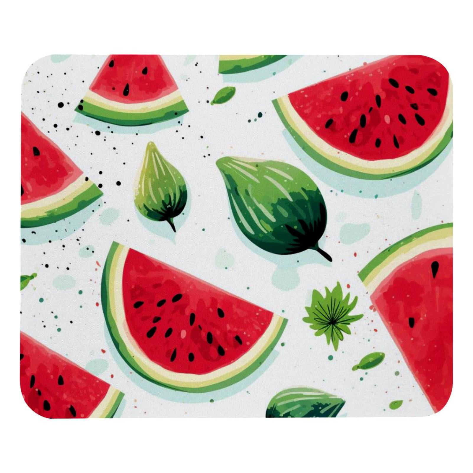 Mouse Pad Melon Watermelon Summer Gaming Mouse Mat Non-Slip Rubber Base Round Mousepad Mousemat for Laptop Computer PC Office Home　並行輸入品 : Smooffly Round Gaming Mouse Pad Custom Design