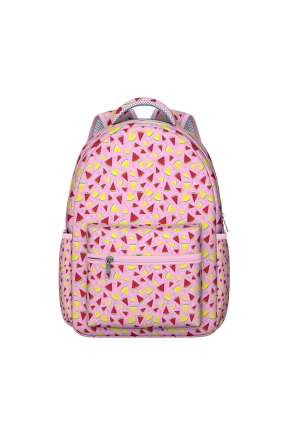 Watermelon Pattern Backpack – Cute Gift for Students & Professionals, Sturdy Bookbag for Work & Campus, Large Capacity & Stylish