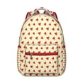 thumbnail image 1 of Watermelon Pattern Bookbag – Unique Gift for Students & Travelers, Adjustable Padded Straps for Shoulder Comfort, 1 of 6