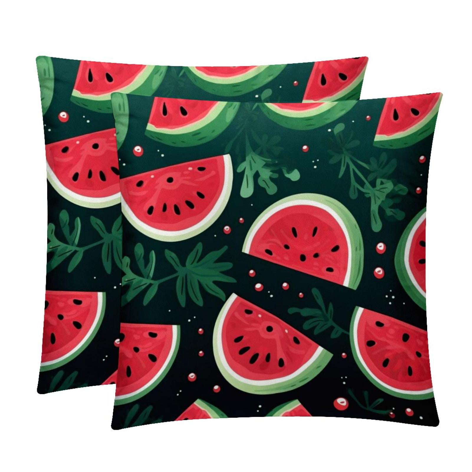 Watermelon Pattern Elevate Your Home Decor with Luxurious Velvet ...