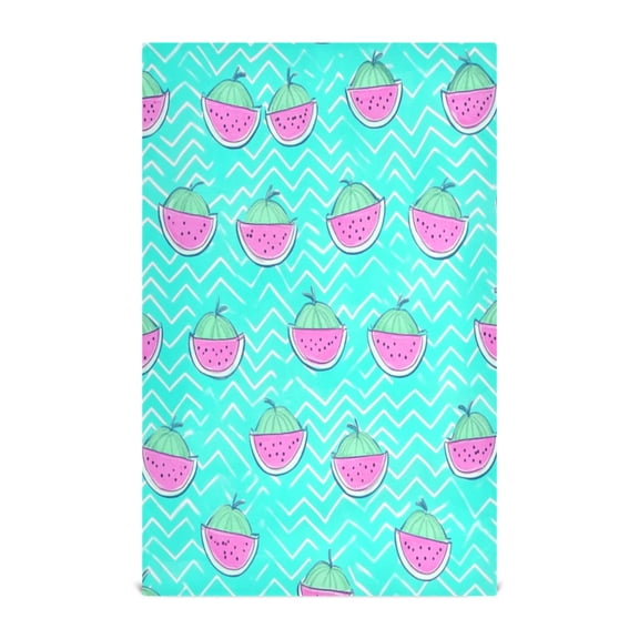 Watermelon Pattern Kitchen Towels Dishcloth Decorative Waffle Towels Multi Use Tea Towel Dish Cloths 28x18in