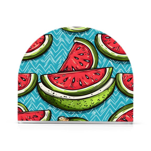 Watermelon Pattern Style Napkin Holder Acrylic Napkin Dispenser Clear Modern Tabletop for Kitchen Counter
