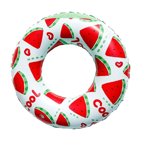 Watermelon Patterned Pool Floats for Kids 8+, Inflatable Large Pool Float Swim Ring, Pool Toys for Pool & Beach Party, Swim Training, Summer Water Play, 29.5 inch / 75 cm