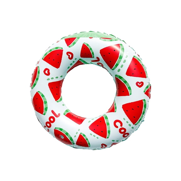 Watermelon Patterned Pool Floats for Kids 8+, Inflatable Large Pool Float Swim Ring, Pool Toys for Pool & Beach Party, Swim Training, Summer Water Play, 29.5 inch / 75 cm