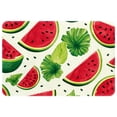 thumbnail image 1 of Watermelon Polyester Non-Slip Door Carpet Kitchen Mat Floor Rug - Machine Washable, 1 of 6