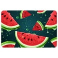 thumbnail image 1 of Watermelon Polyester Non-Slip Machine Washable Bath Rug Door Carpet Chair Rug, 1 of 6