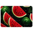 thumbnail image 1 of Watermelon Polyester Non-Slip Machine Washable Floor Rug, for Office, Chair Rugs Included, 1 of 6