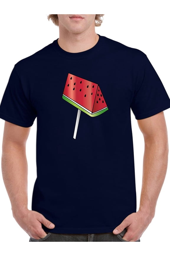 Watermelon Popsicle. T-Shirt Men -Smartprints Designs, Male x-Large