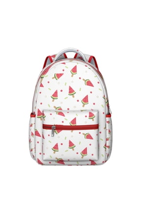 Watermelon Print Eco-Friendly Backpack – Perfect Gift for Green Living, Made from Recycled Materials