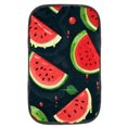 thumbnail image 1 of Watermelon Printed Furry Soft 12.5x8.2 Inch Car Armrest Mat Cover Accessories, 1 of 6