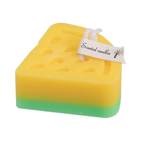 Watermelon Scented Candle Yellow Fruit Aromatherapy Candle for Home Decoration, Long Lasting Fragrance Gift for Relaxation Party Events