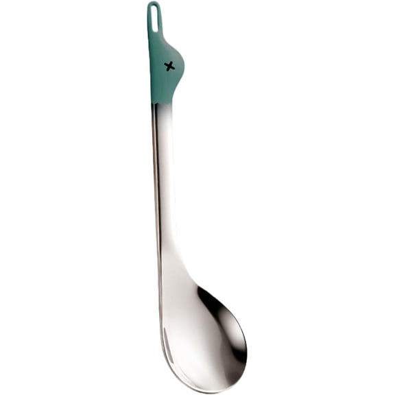 Watermelon Scoop Cartoon, Stainless Steel Ergonomic Soup Spoon, Multi-Purpose Fruit Baller for Cantaloupe Hamimelon Papaya Butter (Green)