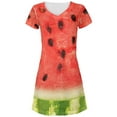 thumbnail image 1 of Watermelon Seeds Summer All Over Juniors Beach Cover-Up Dress Multi SM, 1 of 2