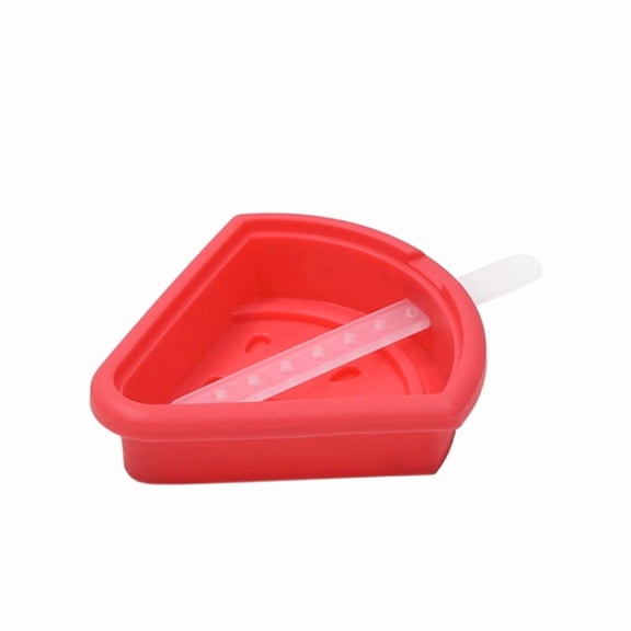 Watermelon Shape Silicone Ice Tray Mold with Lid - Fun Ice Cream Maker for Summer Drinks and Desserts