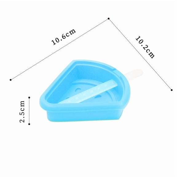 Watermelon Shape Silicone Ice Tray Mold with Lid - Fun Summer Ice Cream Maker for Creative Drinks and Desserts