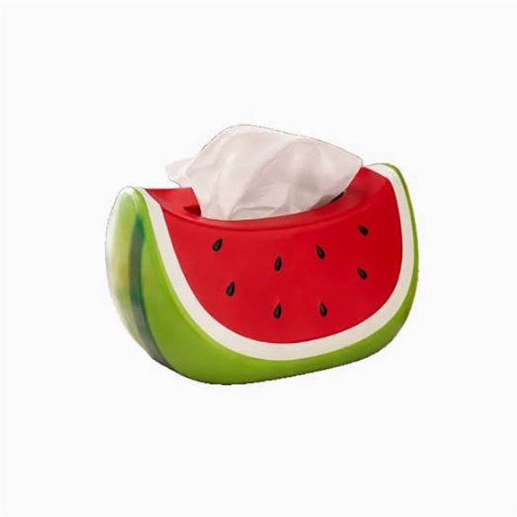 Watermelon Shape Tissue Box Cover Living Room Coffee Table Decorative Storage