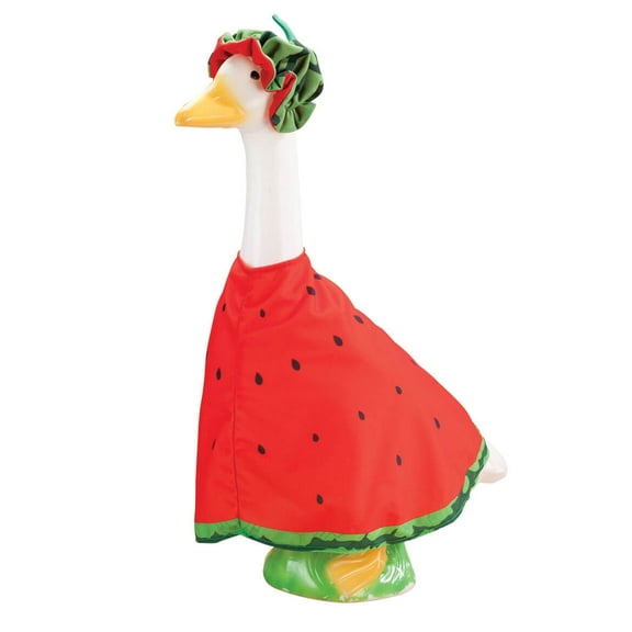 Gaggleville Watermelon Slice Goose Outfit, Fits Large 23" H Statue, by Miles Kimball